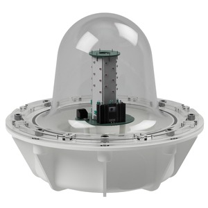 deegee SBG IP68 Aviation Beacon Type B IR 24-48Vdc White Base 220mm x 256mm dia. Red