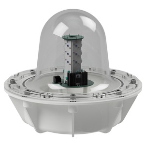 deegee SBG IP68 Aviation Beacon Type B IR 115-230Vuc White Base 220mm x 256mm dia. Red