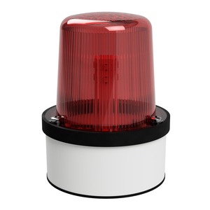 deegee PSD IP65 Pulsed SML Beacon 12-36Vdc White Base 102mm x 79mm dia. Red