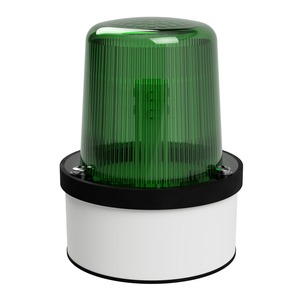 deegee PSD IP65 Pulsed SML Beacon 12-36Vdc White Base 102mm x 79mm dia. Green