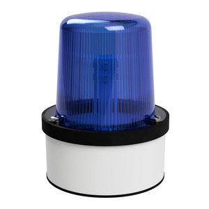 deegee PSD IP65 Pulsed SML Beacon 12-36Vdc White Base 102mm x 79mm dia. Blue