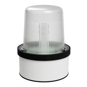 deegee PSD IP65 Pulsed SML Beacon 12-36Vdc White Base 102mm x 79mm dia. White