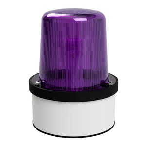deegee PSD IP65 Pulsed SML Beacon 12-36Vdc White Base 102mm x 79mm dia. Purple