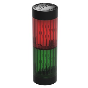 deegee STC IP65 LED Stack Light 24Vuc with Black Base 105mm x 32mm dia. Red/Green