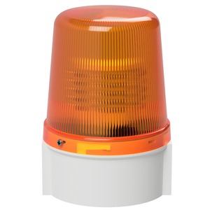 deegee PSB IP66 Flashing LED Beacon 12Vdc White Base 135mm x 94mm dia. Amber