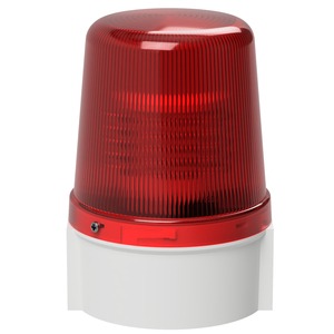 deegee PSB IP66 Flashing LED Beacon 24-230Vuc White Base 135mm x 94mm dia. Red