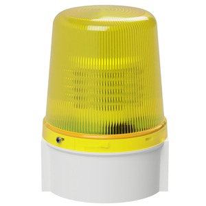 deegee PSB IP66 Flashing LED Beacon 12Vdc White Base 135mm x 94mm dia. Yellow