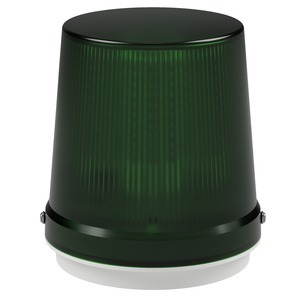 deegee PSK IP65 Pulsed LED Beacon 115-230Vuc White Base 185mm x 165mm dia. Green