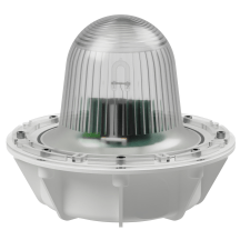 deegee XFG IP68 Xenon Strobe Double Flash Beacon 115Vac White Base 220mm x 256mm dia. White