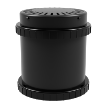 deegee SA Stacker IP54 Sounder Module 12-230Vuc Black Base 93mm x 78mm dia.