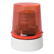 deegee XFH IP65 Xenon Strobe DH Beacon 24J 230Vac White Base 225mm x 175mm dia. Amber