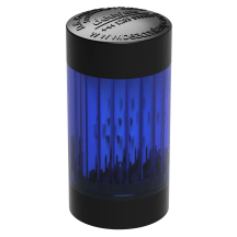 deegee STC IP65 LED Stack Light 115Vac Black Base 65mm x 32mm dia. Blue