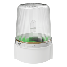 deegee XFB IP66 Xenon Strobe Beacon 12-24Vdc White Base 135mm x 94mm dia. White