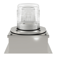 deegee XFF IP65 Xenon Strobe Single Flash Beacon 115Vac 155mm x 155mm x 192mm White