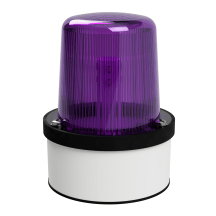 deegee PSD IP65 Flashing SML Beacon 24-230Vuc White Base 102mm x 79mm dia. Purple