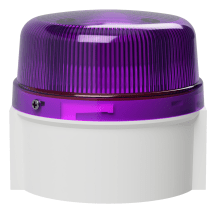 deegee XFC IP69K Xenon Strobe Beacon 5J 230Vac White Base 85mm x 94mm dia. Purple