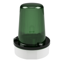 deegee XFE IP65 Xenon Strobe Single Flash Beacon 12-70Vuc White Base 194mm x 146mm dia. Green