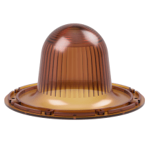 deegee Series G Ribbed Lens Amber