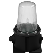 deegee XFT IP65 Xenon Strobe DH Beacon 230Vac Black Base 248mm x 150mm x 150mm Black