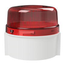 deegee PSC IP69K Flashing LED Beacon 24-230Vuc White Base 85mm x 94mm dia. Red