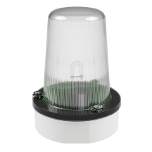 deegee XFE IP65 Xenon Strobe Single Flash Beacon 12-70Vuc White Base 194mm x 146mm dia. White