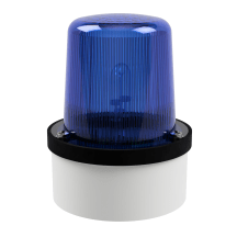 deegee XFD IP65 Xenon Strobe Beacon 230Vac White Base 102mm x 79mm dia. Blue