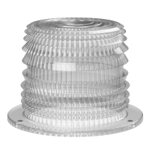 deegee Series L Ribbed Lens Clear