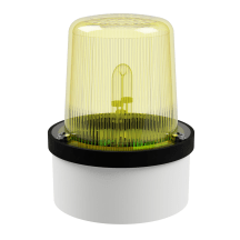 deegee XFD IP65 Xenon Strobe Beacon 115Vac White Base 102mm x 79mm dia. Yellow