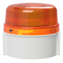 deegee XFC IP69K Xenon Strobe Beacon 2J 115Vac White Base 85mm x 94mm dia. Amber