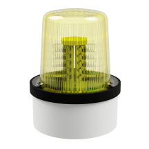 deegee TPD IP65 Telephone Initiated Beacon White Base 102mm x 79mm dia. Yellow