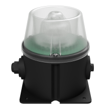 deegee DX/ISB-T IP65 LED Duplex Sounder Beacon 24Vdc Black Base 150mm x 150mm x 151mm Red / White