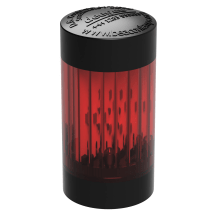 deegee STC IP65 LED Stack Light 24Vuc Black Base 65mm x 32mm dia. Red