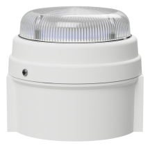 deegee DX/1C IP65 LED Duplex Beacon 24Vdc White Base 85mm x 94mm dia. Red / White