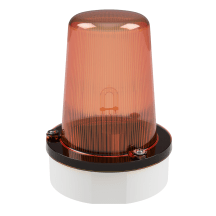 deegee XFE IP65 Xenon Strobe Single Flash Beacon 12-70Vuc White Base 194mm x 146mm dia. Amber