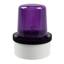 deegee XFD IP65 Xenon Strobe Beacon 115Vac White Base 102mm x 79mm dia. Purple