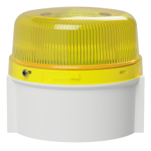 deegee XFC IP69K Xenon Strobe Beacon 5J 230Vac White Base 85mm x 94mm dia. Yellow