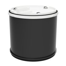 deegee SA Stacker IP65 Base & Cap 0-250Vuc Black Base 93mm x 78mm dia.