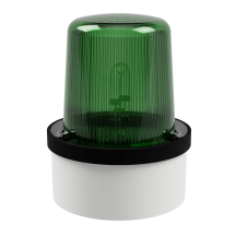 deegee XFD IP65 Xenon Strobe Beacon 115Vac White Base 102mm x 79mm dia. Green