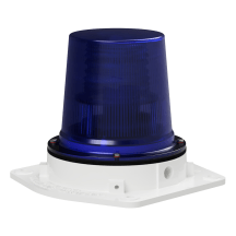 deegee XFJ IP65 Xenon Strobe SH Beacon 24J 12Vuc White Alu Base 265mm x 255mm x 212mm dia. Blue