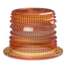 deegee Series L Ribbed Lens Amber