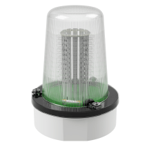 deegee PSE IP65 Flashing LED Beacon 24Vdc White Base 194mm x 146mm dia. White