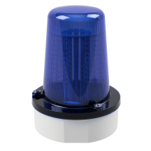 deegee PSE IP65 Flashing LED Beacon 12Vdc White Base 194mm x 146mm dia. Blue