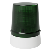 deegee XFH IP65 Xenon Strobe SH Beacon 24J 230Vac White Base 225mm x 175mm dia. Green