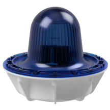 deegee XFG IP68 Xenon Strobe Double Flash Beacon 12Vuc White Base 220mm x 256mm dia. Blue