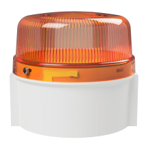 deegee PSC IP69K Flashing LED Beacon 24-230Vuc White Base 85mm x 94mm dia. Amber