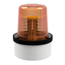 deegee TPD IP65 Telephone Initiated Beacon White Base 102mm x 79mm dia. Amber